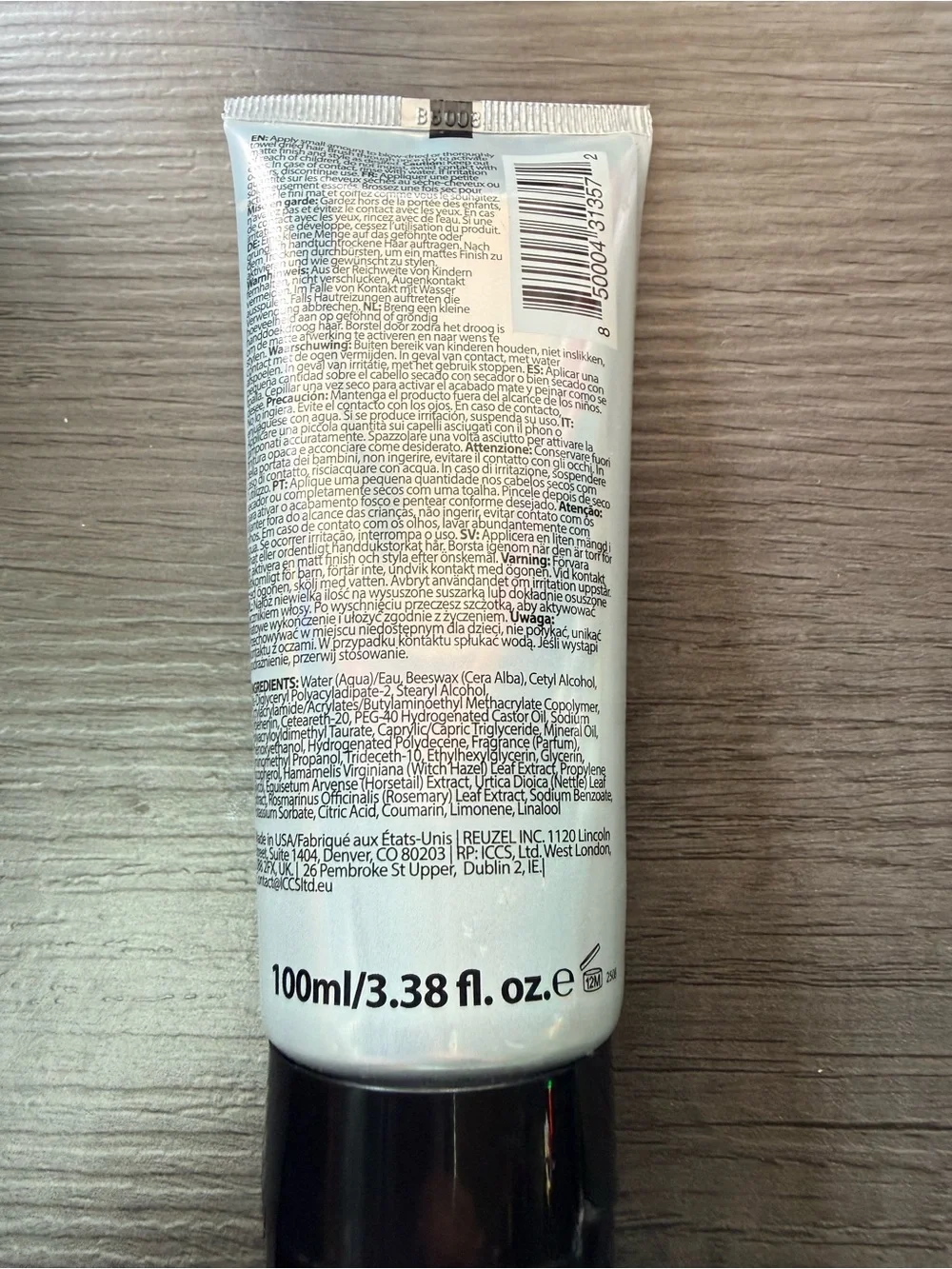 Matte Styling Paste — Blue Tube